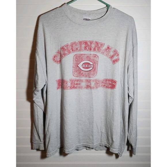 Other - Cincinnati Reds Delta Proweights Longsleeve T-shirt Size Men's XL Gray MLB